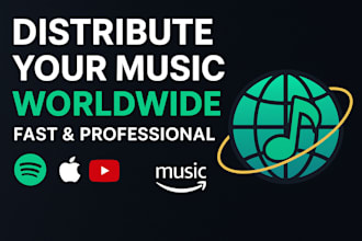distribute your music worldwide in 24h