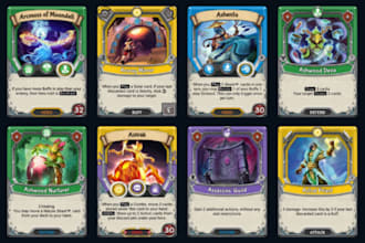 design custom deck of playing card board game card game with card packages tcg