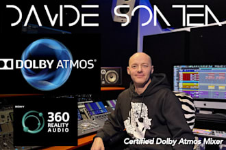 mix and master your song in dolby atmos, apple spatial audio and sony 360