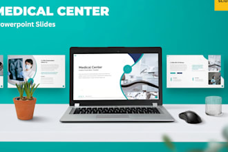 edit and redesign powerpoint presentation slides medical healthcare pitch deck