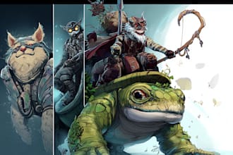fantasy art creatures and characters