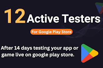do 12 testers for google play app testing close app testers