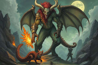 illustrate fantasy art creatures and characters