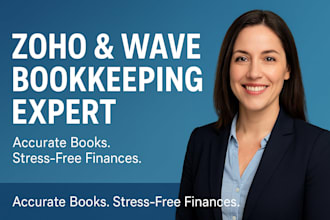 zoho bookkeeping, airbnb bookkeeping, real estate bookkeeping, wave accounting