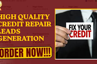 credit repair leads cre dit repair lead generation  cre dit score credit website