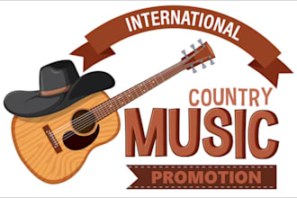 promote your country music or video to real country music fans worldwide