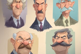create digital caricatures, cartoons, custom portraits