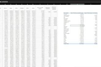 convert the PDF into excel and extract the required results