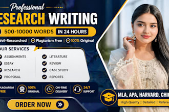 do essay writing, report and paper, case study, research and summary