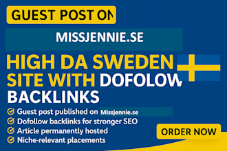 do high da sweden guest post with dofollow sweden backlinks