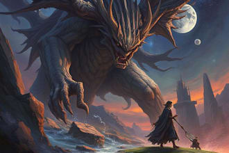 paint fantasy illustration and concept art