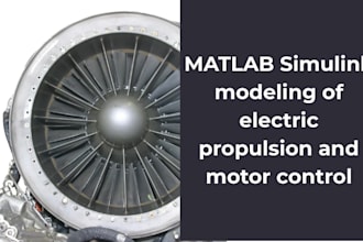 provide matlab simulink modeling of electric propulsion and motor control