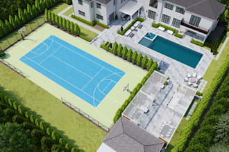 create bespoke landscape designs and outdoor 3d renderings