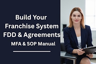 fdd franchise disclosure document franchise agreement mfa operations manual