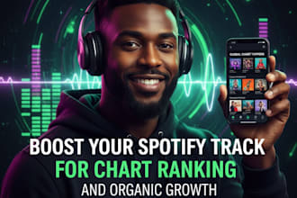 boost your spotify track for chart ranking and organic growth