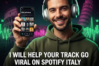 help your track go viral on spotify italy with real listeners