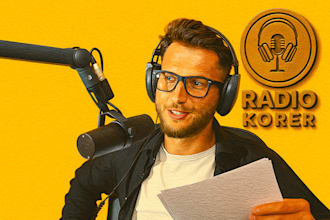 record a professional radio commercial voiceover that grabs attention