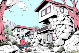 draw a comic, manga or webtoon page based on your scripts