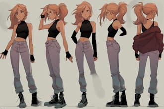 make turnaround for your character design