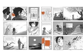 draw children story book and cover illustrations