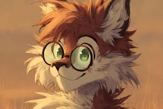 draw your fursona, furry art or anthro character for you