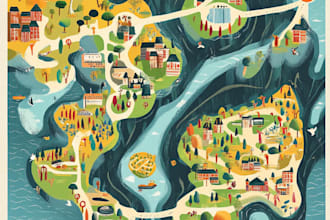 map illustration vector illustration vector map