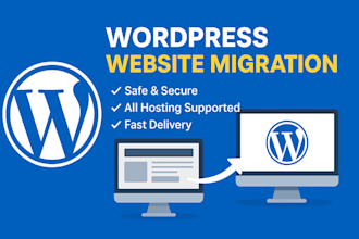migrate wordpress website to a new host or domain