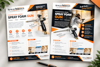 design one sheet, one pager, product sheet