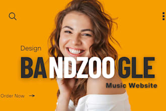 design bandzoogle website redesign music website, bandzoogle store