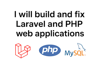 build or fix laravel and PHP web applications
