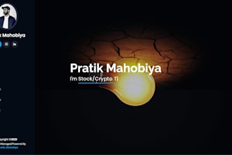 create personal portfolio website