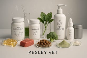 develop natural and veterinary approved pet feed formulation