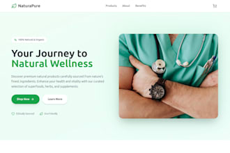 create a responsive and fast landing page using nextjs