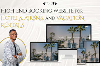 build a high end booking website for your hotel, airbnb, vacation rental