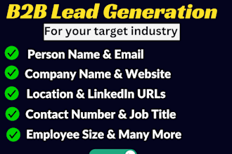 build a targeted b2b email list with verified contact info