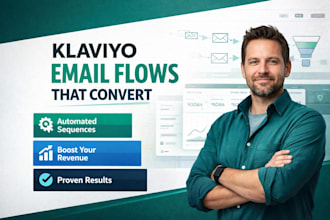 create high converting klaviyo email flows for ecommerce funnels