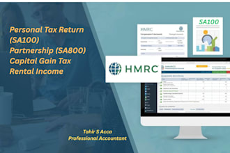 do personal self assessment sole trader and partnership tax return to hmrc