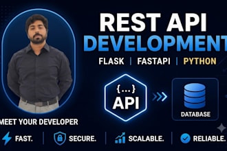 build and integrate rest apis using flask and fastapi