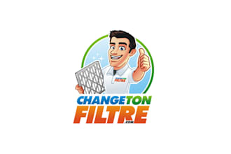 design greatest cleaning logo with change ton filter