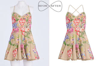 do ghost mannequin and neck joint photo editing for clothing