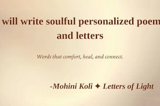 write emotionally resonant stories and reflective blog
