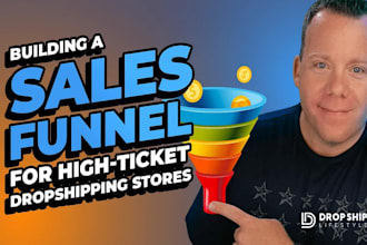 do shopify italian dropshipping website sales marketing funnel to get sale