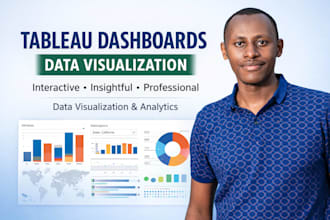 design interactive tableau dashboards and data visualization