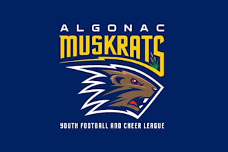 design classic youth football and cheer league logo