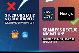 deploy your nextjs ssr app on AWS amplify with zero cost optimization