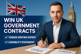 win government contract UK tender bid proposal and capability statement