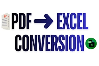 manually convert PDF to excel with accuracy