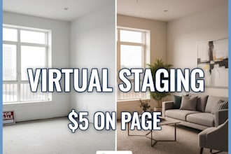 create ultra realistic virtual staging to sell empty real estate fast