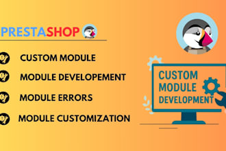 develop and customize prestashop modules for your prestashop store