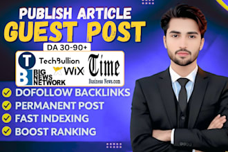 write and publish article on high da sites techbullion,com and bignewsnetwork
